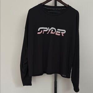 Spyder Men's Long Sleeve Tee - Black